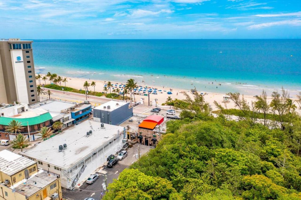 The Purple Pelican Beachfront With Ocean Balcony Unit 1 Fort Lauderdale Esterno foto